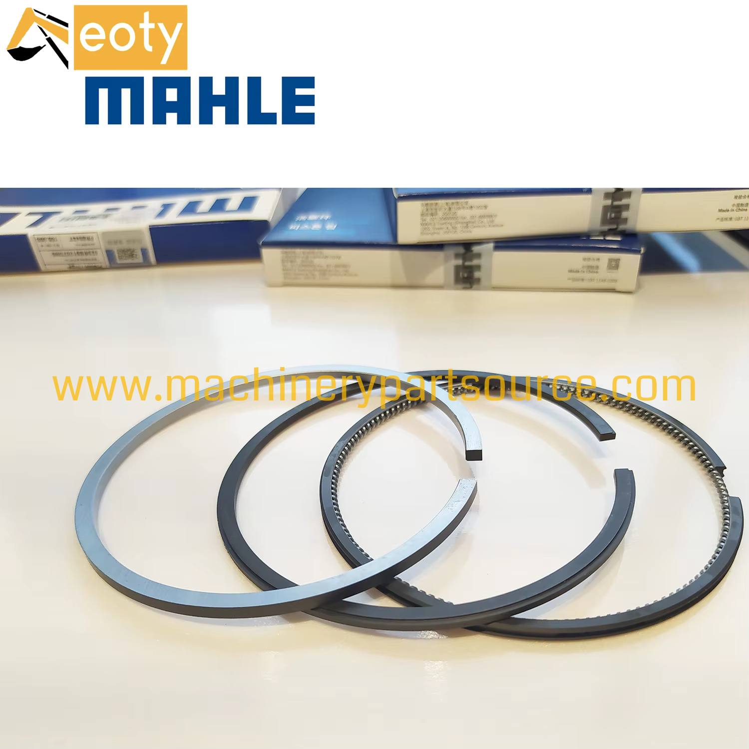 03843N0 Mahle Volvo D12 Piston Ring Set for FH12 Trucks – 3848522, 3840819