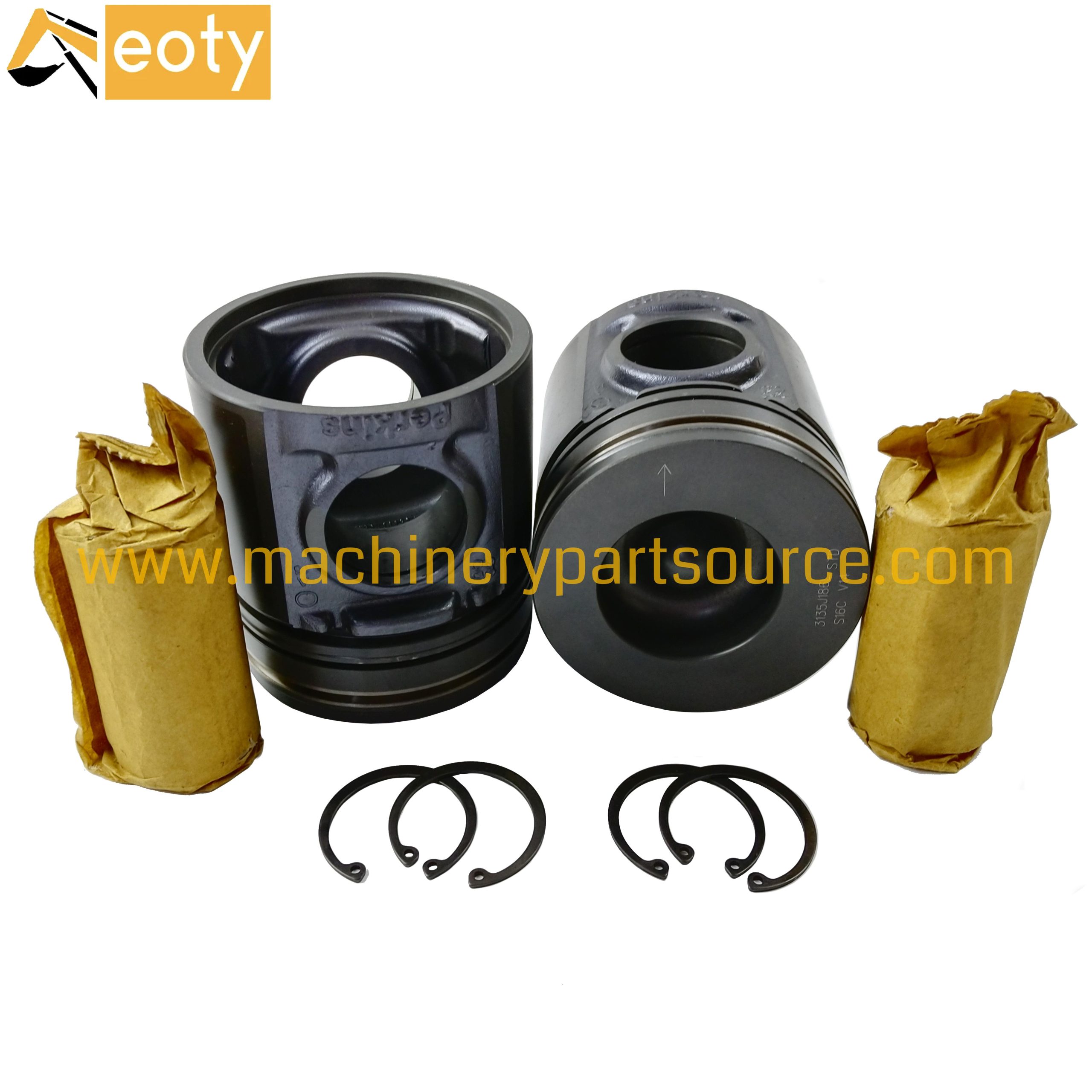 Perkins 1004-4T 1006-6T Round Bottom Piston 108mm 53mm Height 3135J186L Diesel Engine Parts