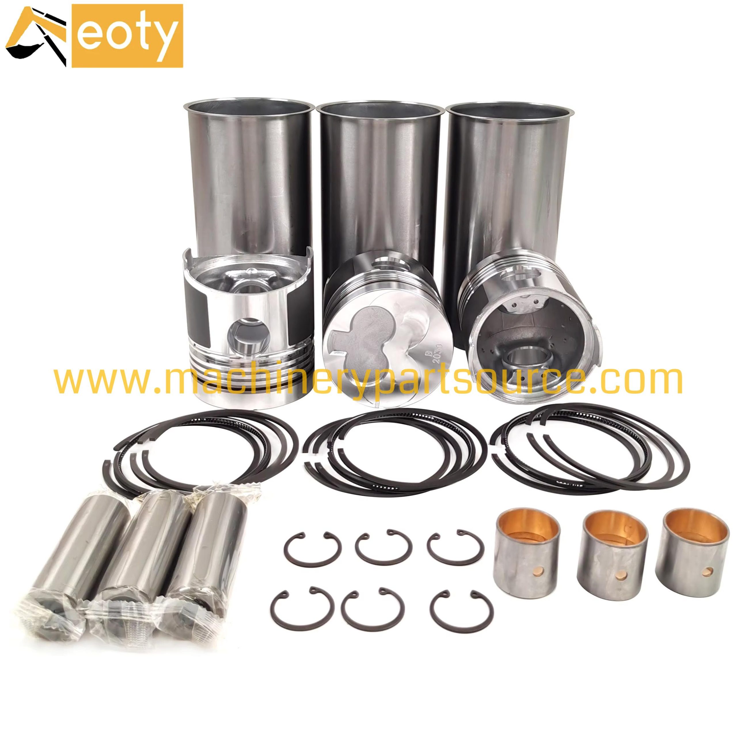 3AB1 Cylinder Liner Kit for Isuzu Engine Parts Excavator Forklift Truck