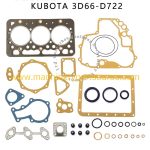 3d66-d722-nice E Full Gasket Set For Kubota Excavator Diesel Engine Repair Kit Complete Overhaul