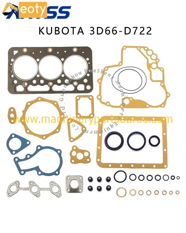 3D66 Full Gasket Kit Cylinder Head Gasket for Komatsu PC18MR-2 Mini Excavator 3D66-1 Engine Parts