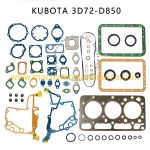 3D72-D850-NICE E Engine Full Gasket Kit For Kubota Construction Machinery Diesel Engine Complete