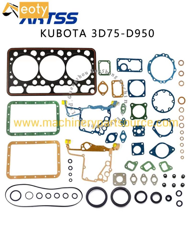 3D72 D950 Complete Overhaul Gasket Set Fit Kubota Mini Excavator Engine Full Repair Gasket Kit