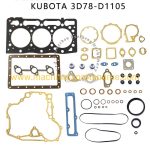 3D78-D1105 Complete Full Gasket Set Fit Kubota Tractor Excavator Engine Overhaul Repair Kit