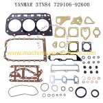 3D84-2 Full Engine Overhaul Gasket Set for Kubota Mini Digger Diesel Engine Complete Repair Gasket