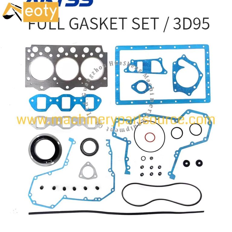 3D95 Complete Engine Gasket Set Overhaul Repair Kit for Kubota Construction Digger Diesel Engine