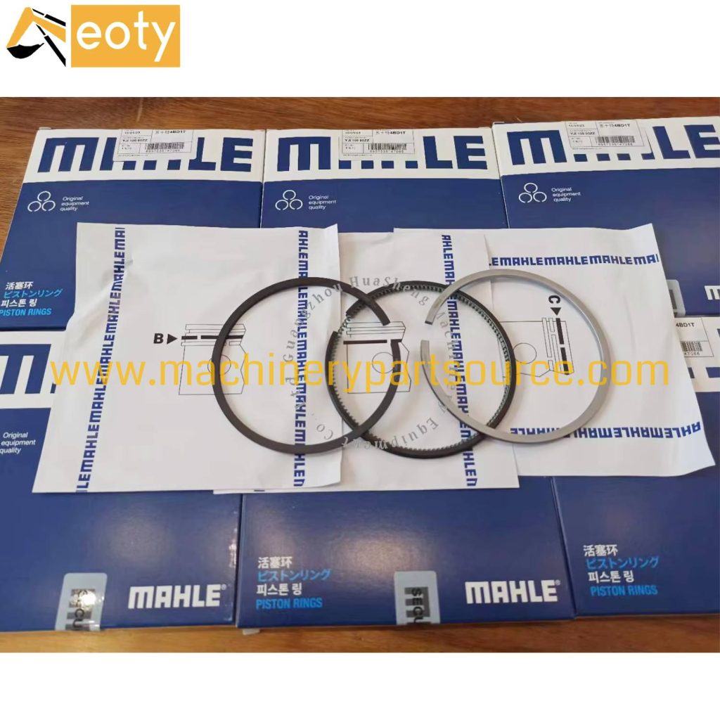 4BD1T Piston Ring Set for Isuzu Engine Fits SK60 Excavator – MAHLE 5-12121-004-2