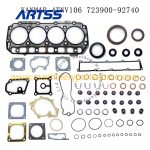 4D106 Overhaul Gasket Kit for TL150 PC110R-1 WB91R-2 Excavator OEM 723900-92740 4TNV106 Full Gasket