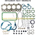 4D31 Complete Engine Full Gasket Overhaul Kit Fit Mitsubishi Excavator Truck Diesel Engine Repair