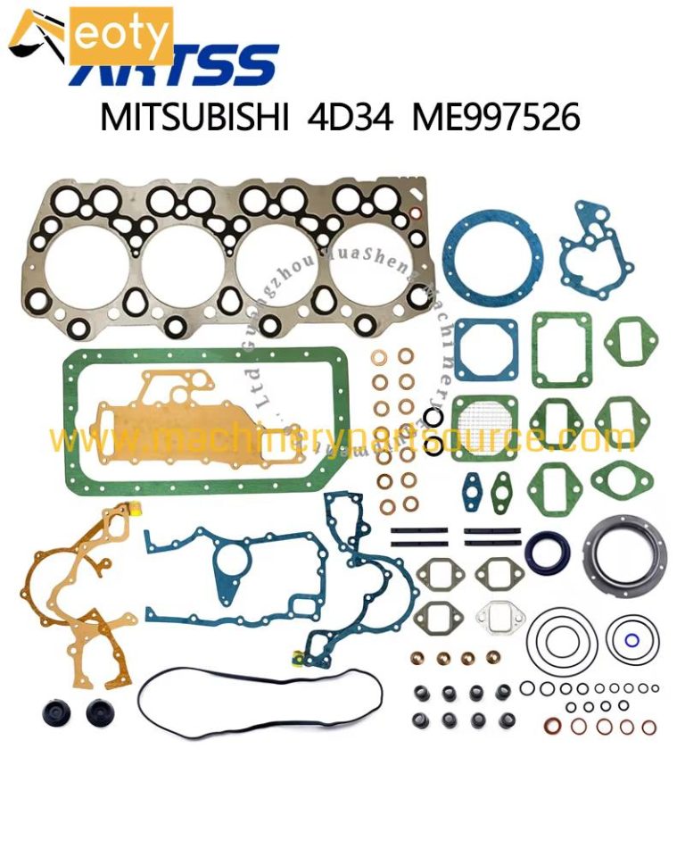 4D34 Complete Full Engine Overhaul Gasket Set Fit Mitsubishi Truck Excavator Diesel Engine Repair