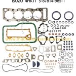 4HK1T Overhaul Gasket Kit for ZX200-3i Excavator & NPR Truck Engine Seal Repair Set 5878149851