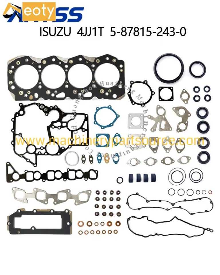4JJ1T 5-87815-243-0 Engine Full Gasket Kit for Isuzu Excavator Engine Parts