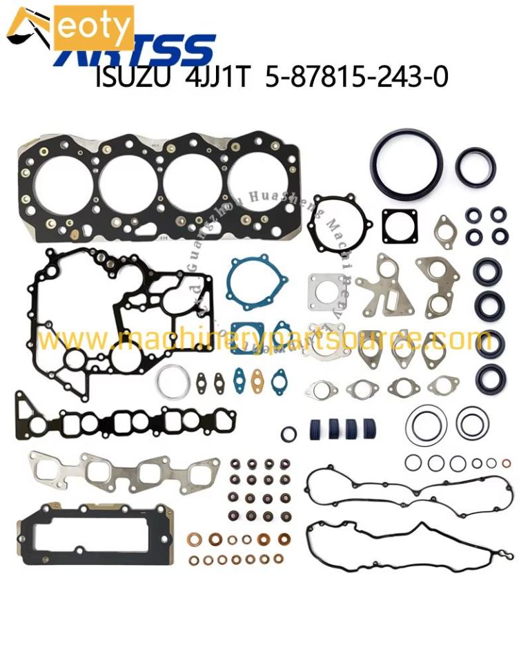 4JJ1T Full Overhaul Gasket Set for Isuzu Excavator & Truck Diesel Engine – Complete Repair Gasket