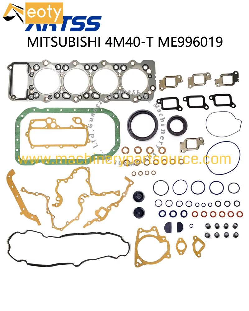 4M40T Turbo Diesel Engine Full Overhaul Gasket Set for Mitsubishi Pickup Excavator Complete Repair