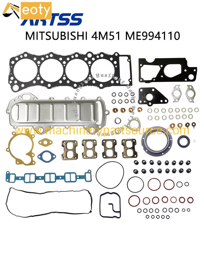 4M51 Full Overhaul Gasket Set for Mitsubishi Truck Excavator Diesel Engine Complete Repair Kit