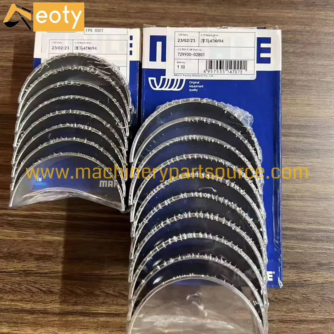 4TNV94 4TNV98 Main Bearing & Con Rod Bearing for Yanmar MAHLE 729900-02801 129900-23601