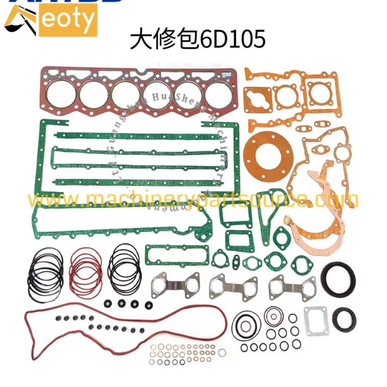 6D105 Complete Diesel Engine Full Overhaul Gasket Set Fit Komatsu PC300 Excavator Repair Gasket Kit