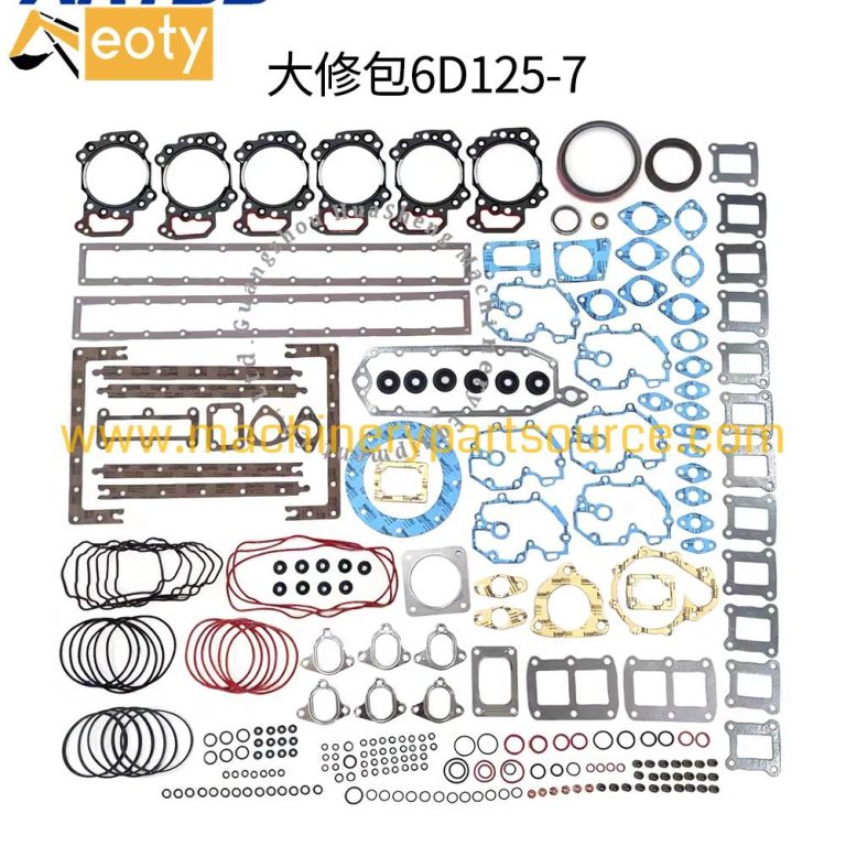 6D125-7 Full Overhaul Gasket Kit for Komatsu PC400-7 Excavator Diesel Engine Complete Repair Set