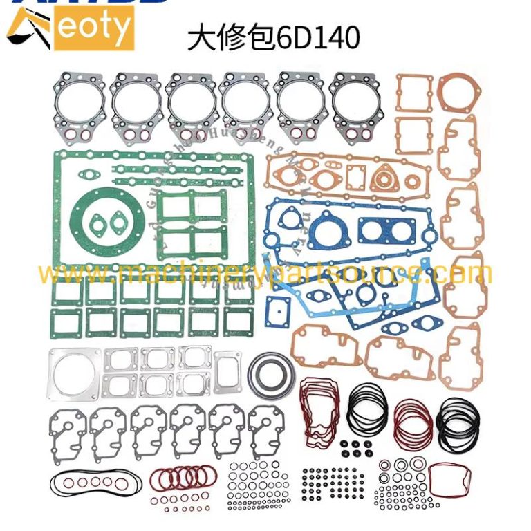 6D140 Full Gasket Kit Overhaul Gasket Set for Komatsu PC600 PC650 Large Mining Excavator Engine