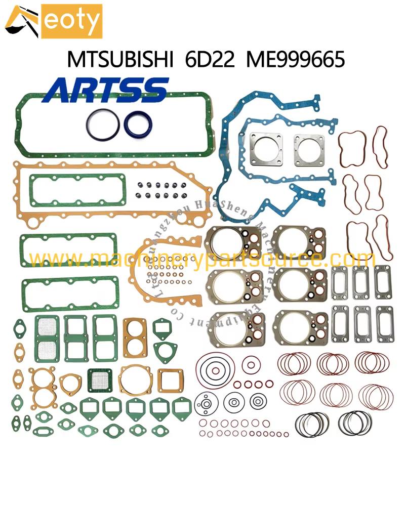 6D22 Complete Full Engine Overhaul Gasket Kit For Mitsubishi 6D22 Diesel Engine Excavator Truck