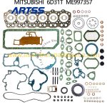 6D31T Overhaul Gasket Set for HD400 HD700 Excavator Engine Repair Replacement Parts