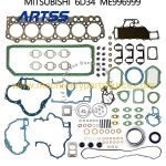 6D34 Overhaul Gasket Kit For Sk200-6 Excavator Full Gasket Set Me996999 Complete Engine Seal Repair