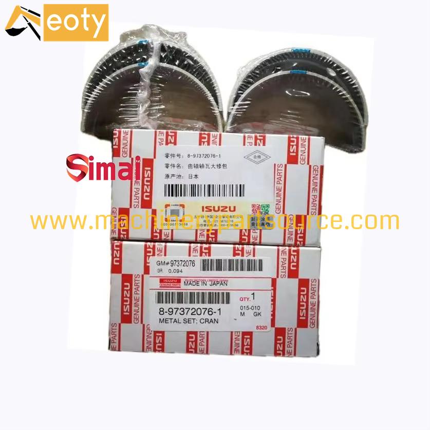 8-94391515-0 8-97372076-1 Crankshaft Main Bearing Set For Isuzu 4HK1 4HF1 Engine