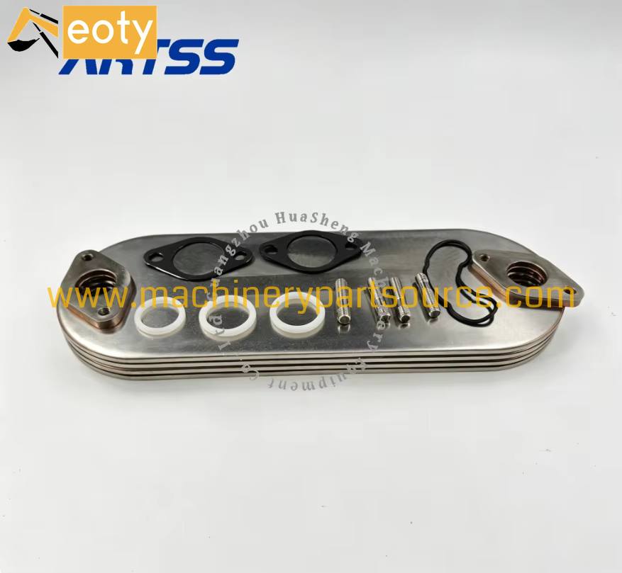 8-97334100-2 4HK1T 4HK1 Oil Cooler Core 8-97334100-3 4 Plates for Excavator Engine