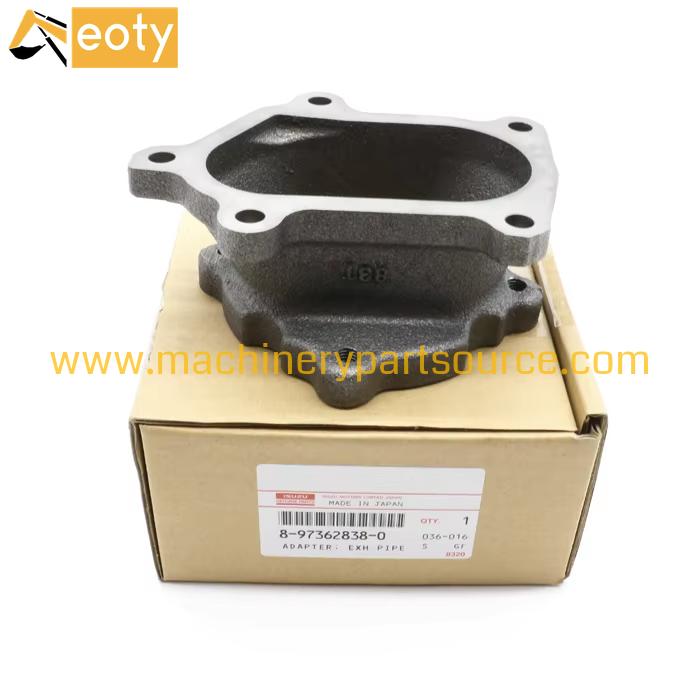 8973628380 8-97362838-0 Exhaust Pipe Adapter For Isuzu 4HK1 6HK1 6HH1 Engine Excavator Parts