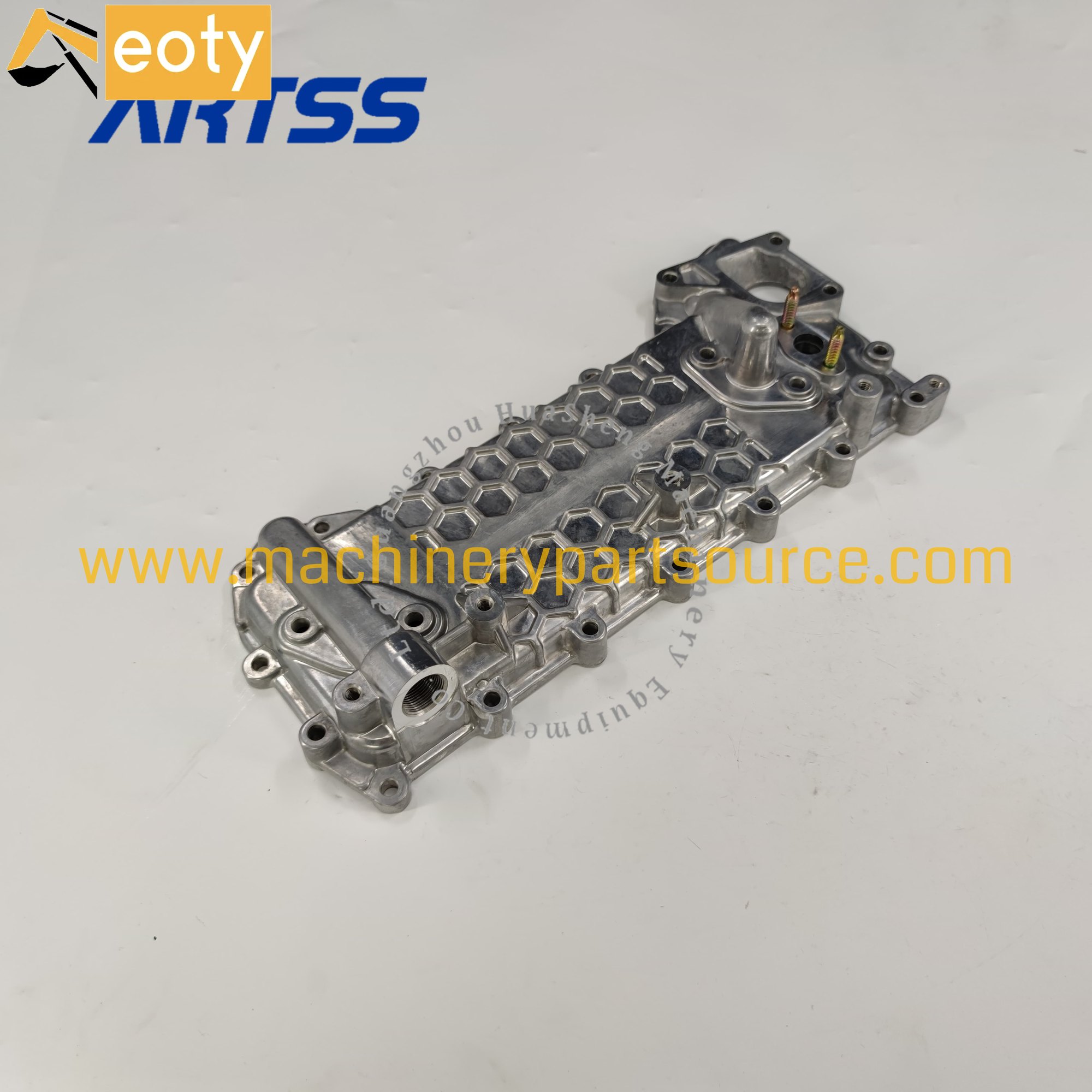 8980853123 Oil Cooler Cover For Isuzu 4hk1 Engine Excavator Replacement Parts 1.95kg