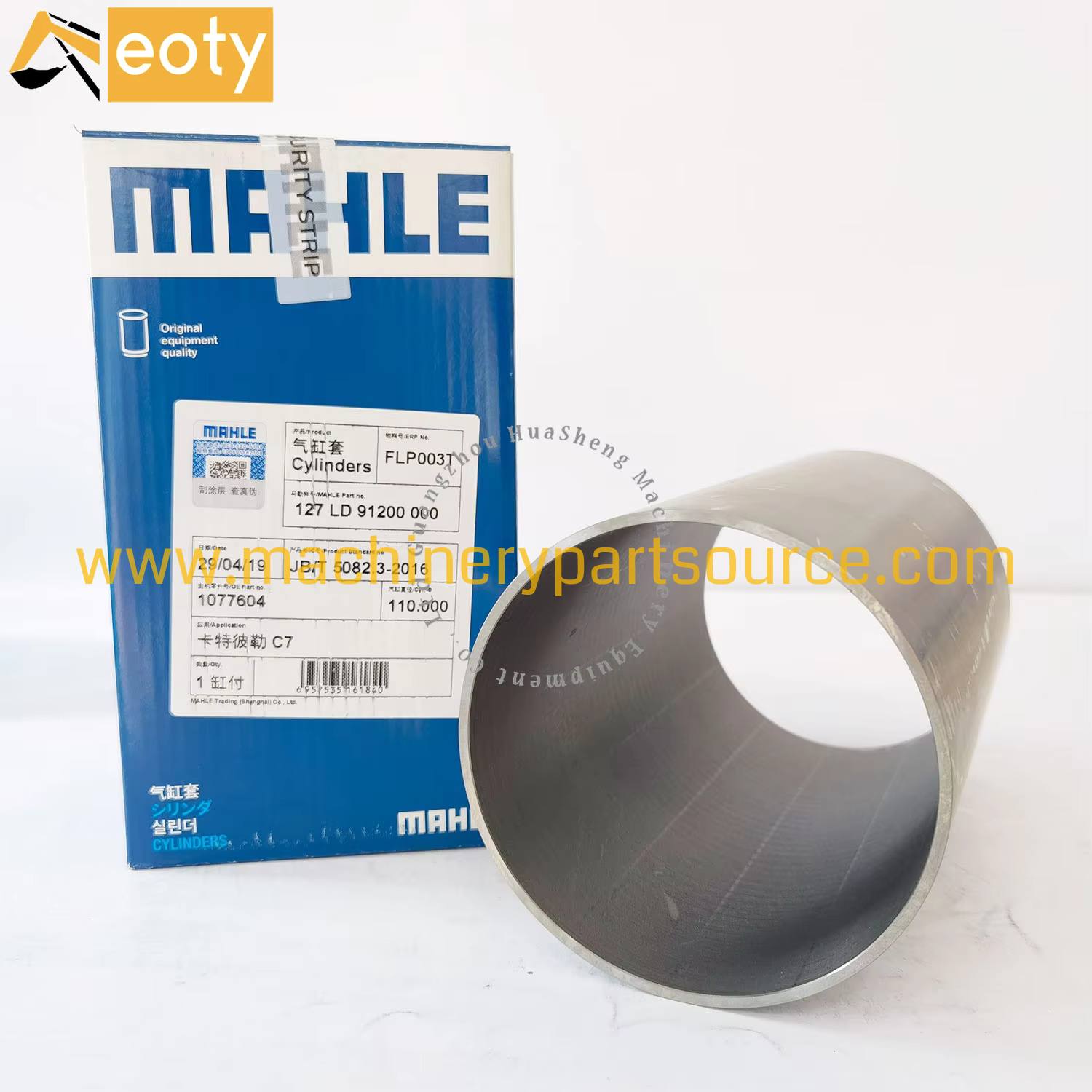 C7 Liner For Cat 3126/3114/3116 Engine 1077604 Original Mahle Cylinder Liner