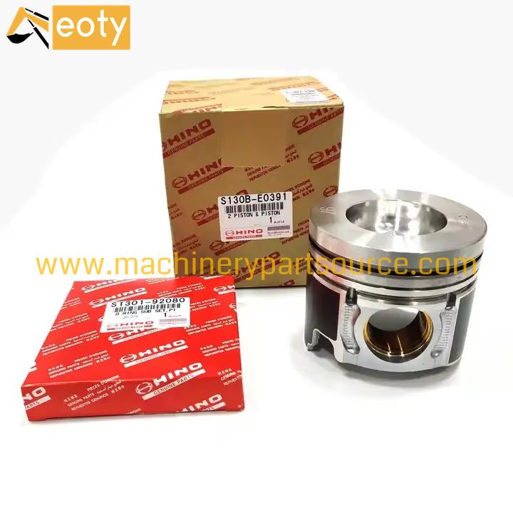 Cylinder Liner Kit J05E J08E Piston Kit S130B-E0391 for Excavator Engine
