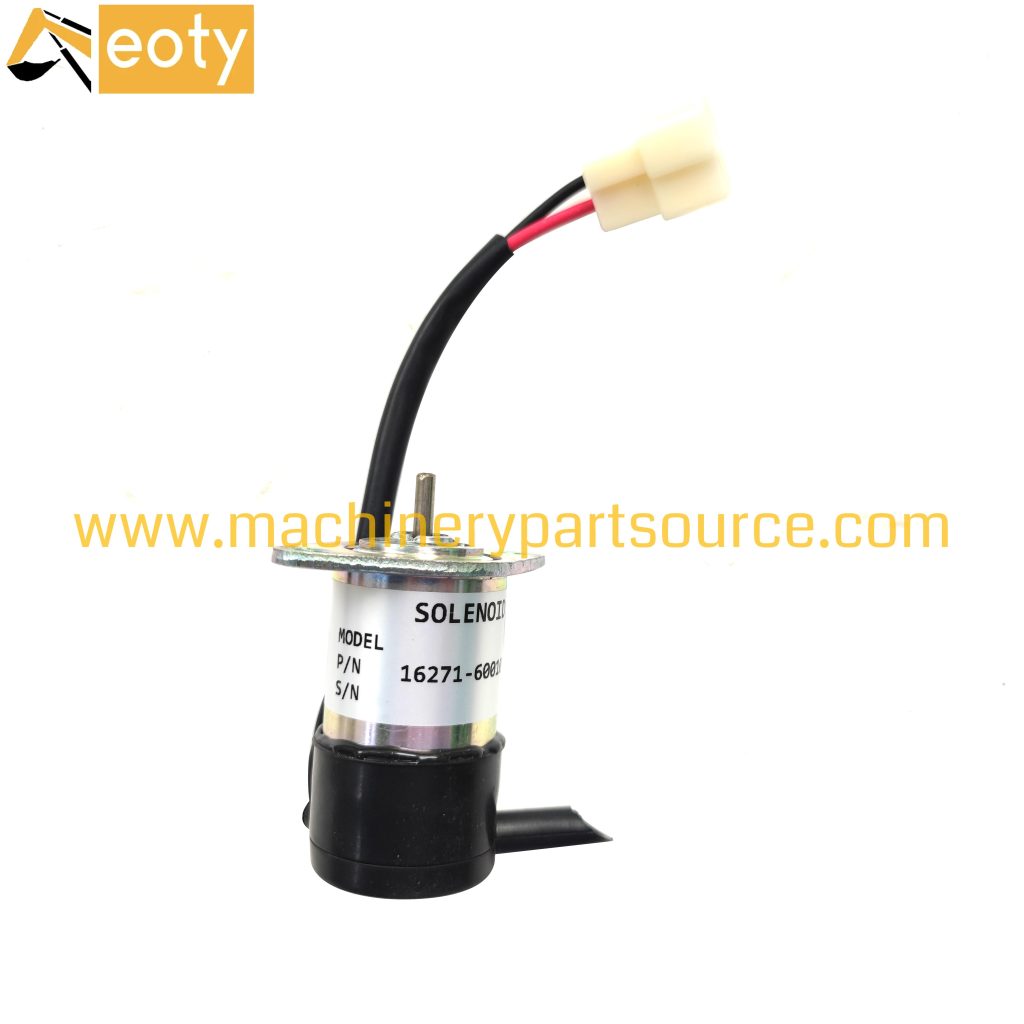 D1105 Solenoid Valve 12V 16271-60010 16271-60012 for Kubota Engine Parts