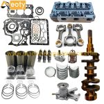 D4DD Main Crankshaft Bearing & Connecting Rod Bearing Set for Hyundai Engine Excavator Parts product image 2