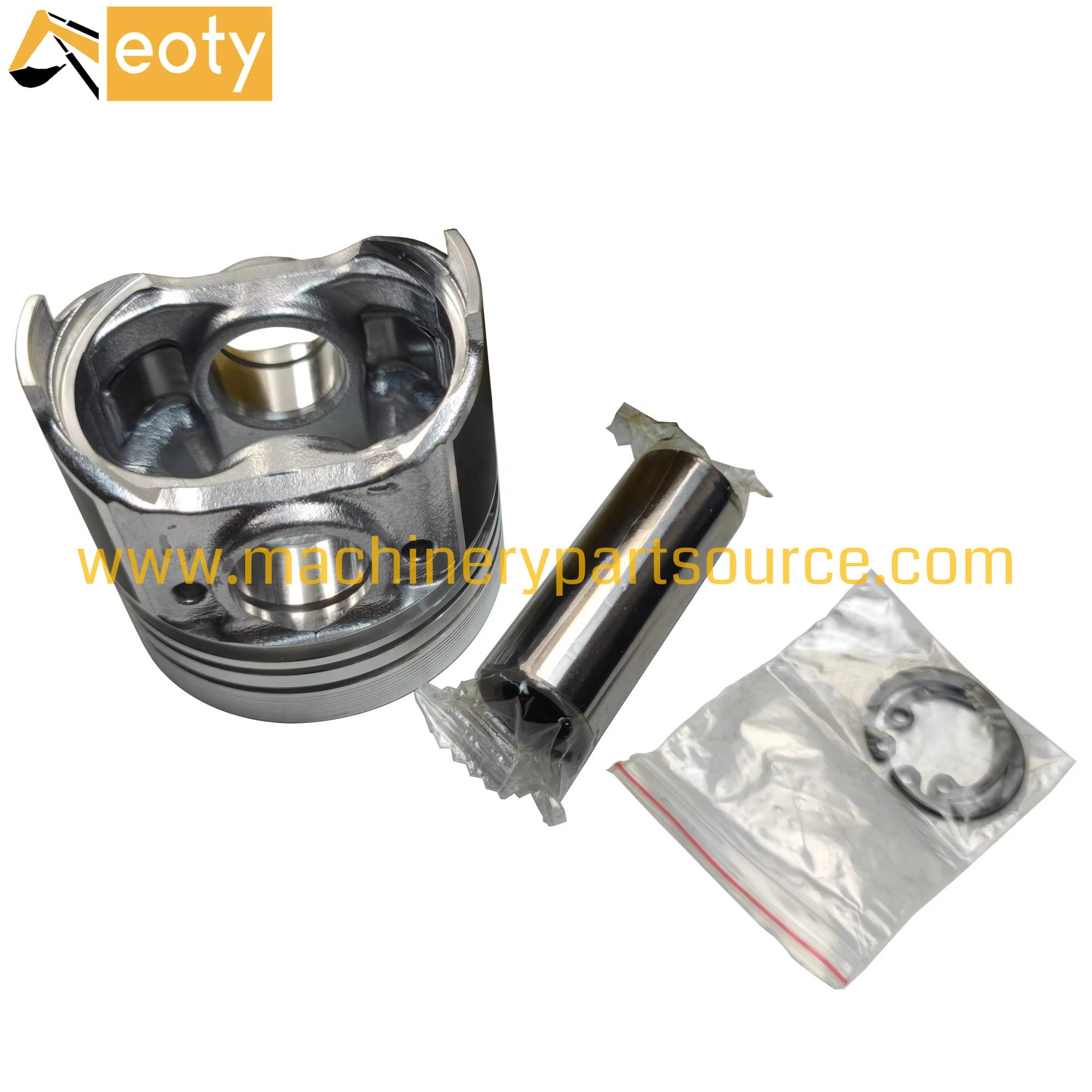 D662 Engine Piston Kit 16861-21110 with Pin & Clips for Kubota D662 D662-E B1410 Tractor Excavator