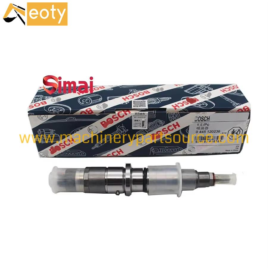 Fuel Injector 0445120236 0 445 120 236 0445120231 For Bosch Excavator PC200-8