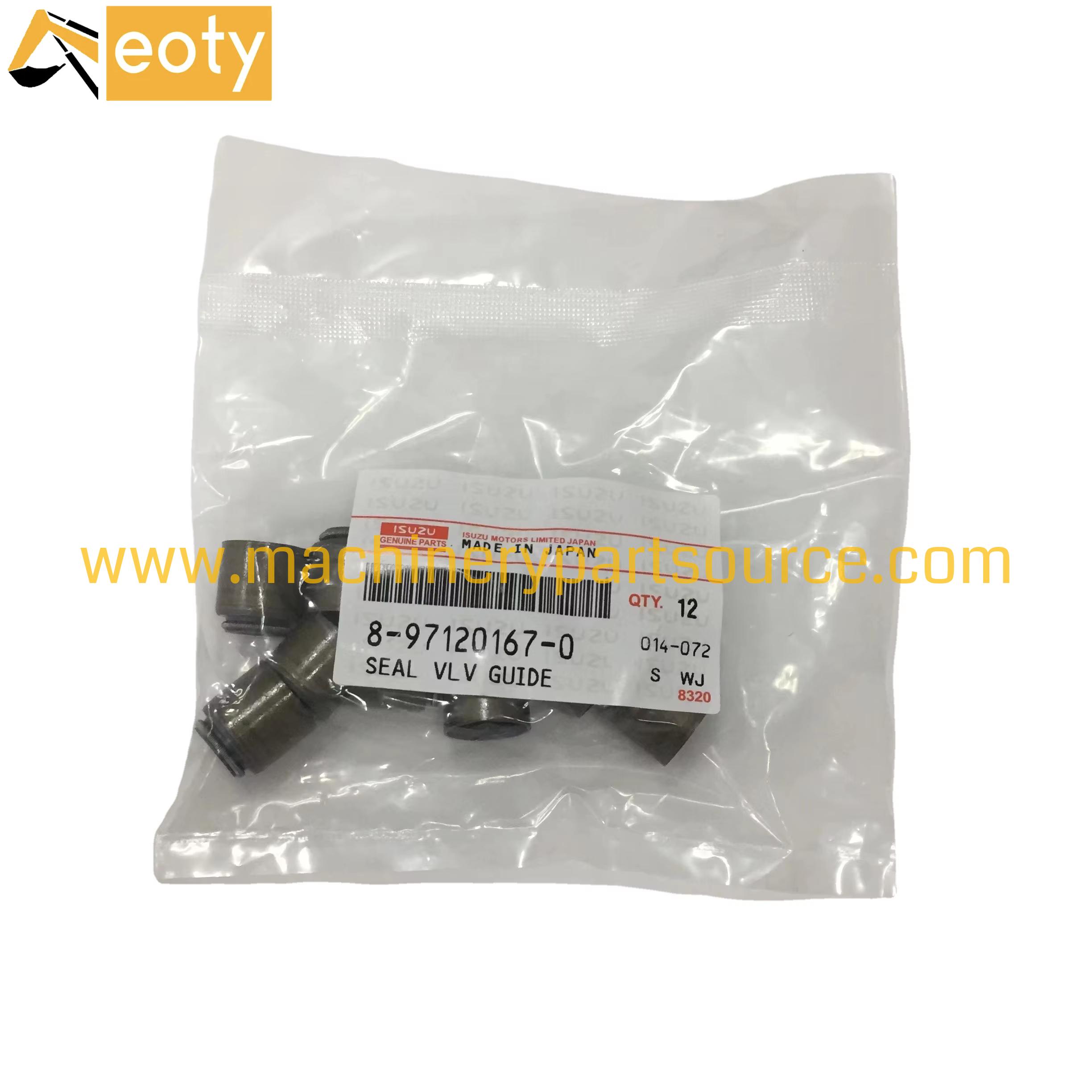 Valve Seal 8-97120167-0 For Isuzu 6BG1 6BD1 Engine Excavator Truck 8971201670