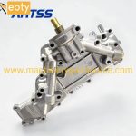 ME017230 Double Belt Oil Cooler Side Cover for Mitsubishi 6D31 Engine Construction Machinery Parts