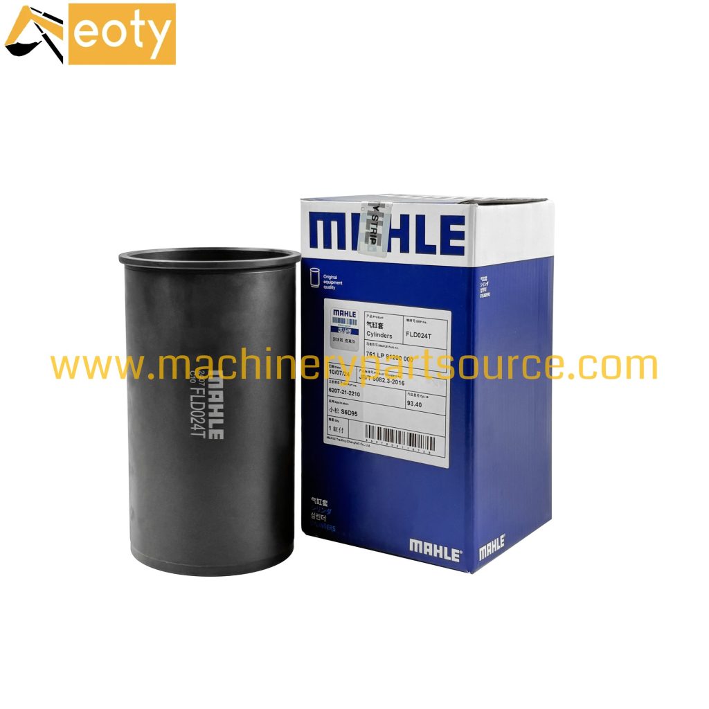Genuine Mahle Cylinder Liner Sleeve 6207-21-2210 for Komatsu S4D95 S6D95 Excavator Engine Parts