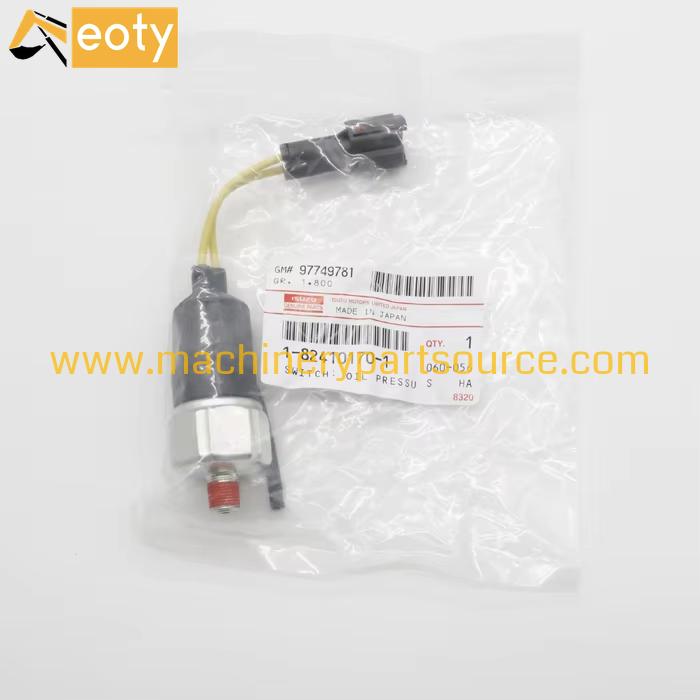 Excavator Engine Oil Pressure Sensor 1-82410170-1 1824101701 For Isuzu 4HK1 Engine