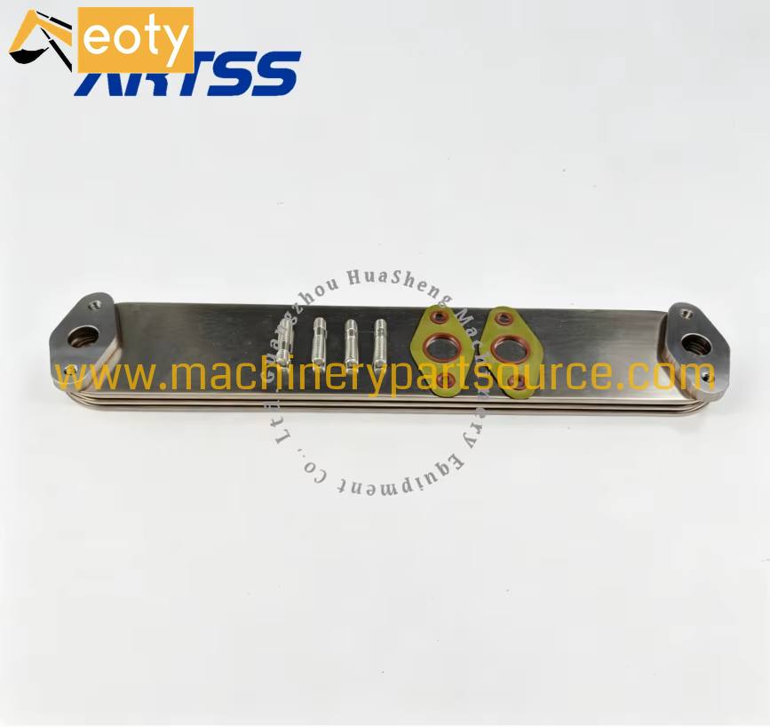 Excavator S6K Oil Cooler Core for Cat E200B E320B Heavy Duty Engine Parts