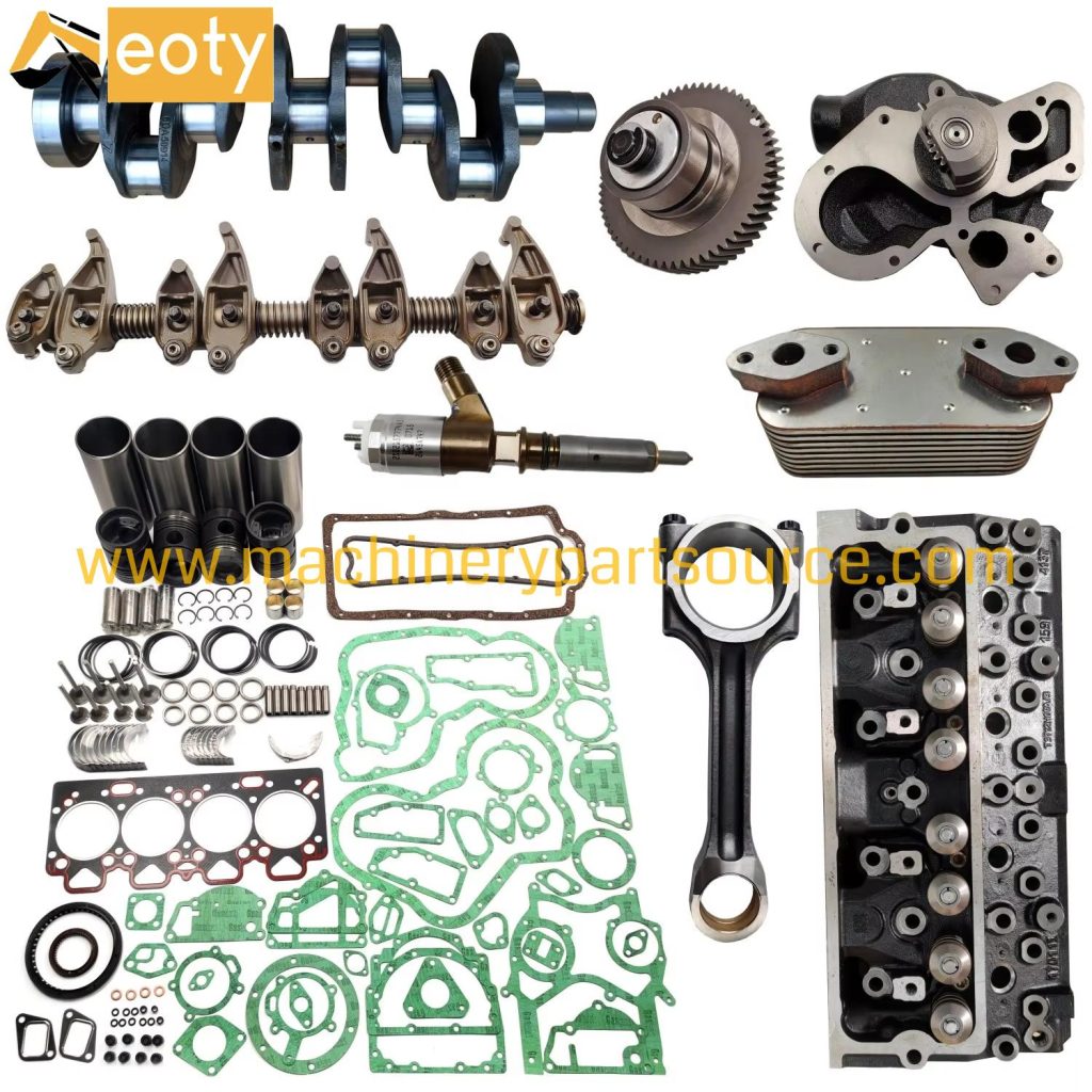 For Mitsubishi 4D56U 16V Full Gasket Kit 1000A406 1000A407 1005A205 Cylinder Gasket for Excavator