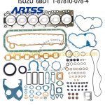 Full Gasket Kit 1-87810-078-4 Isuzu 6BD1 Overhaul Gasket Set for Isuzu FSR Truck Hitachi EX120