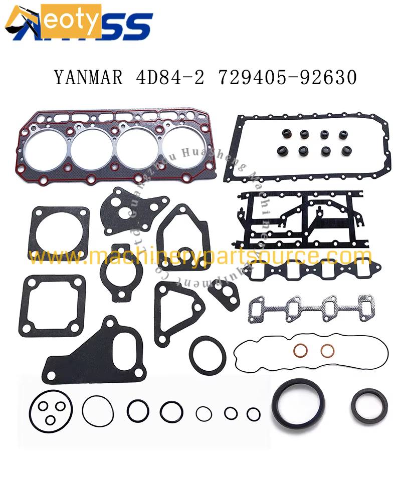 Full Gasket Kit 729436-92601 For Komatsu 4D84-2 Yanmar 4TNE84 Engine Seal Kit Heavy Duty Excavator