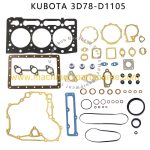 Full Gasket Kit YM119818-01330 for Komatsu 3D78 Yanmar 3TNE78 PC20R-8 PC28UU Mini Excavator