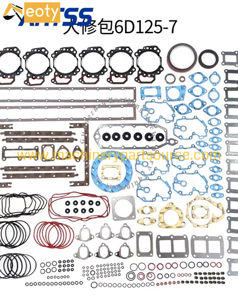 Full Overhaul Engine Gasket Kit 6159-K1-9900 for Komatsu 6D125-7 PC400-7 Excavator Diesel Seal