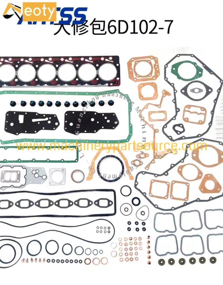 Full Overhaul Engine Gasket Kit 6738-K1-9900 For Komatsu 6D102-7 Excavator Diesel Seal