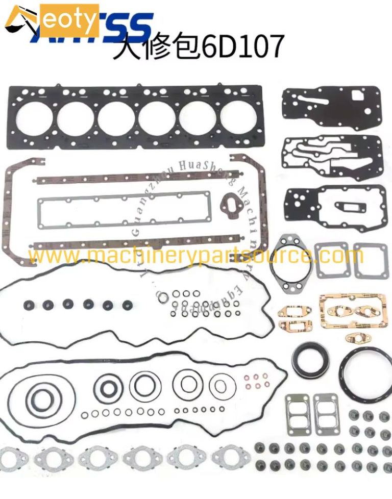 Full Overhaul Engine Gasket Kit 6754-k1-9901 For Komatsu 6D107 Excavator Diesel Seal High Temp