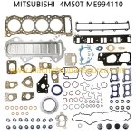 Full Overhaul Engine Gasket Kit ME994509 For Mitsubishi 4M50T Excavator Truck Diesel Seal