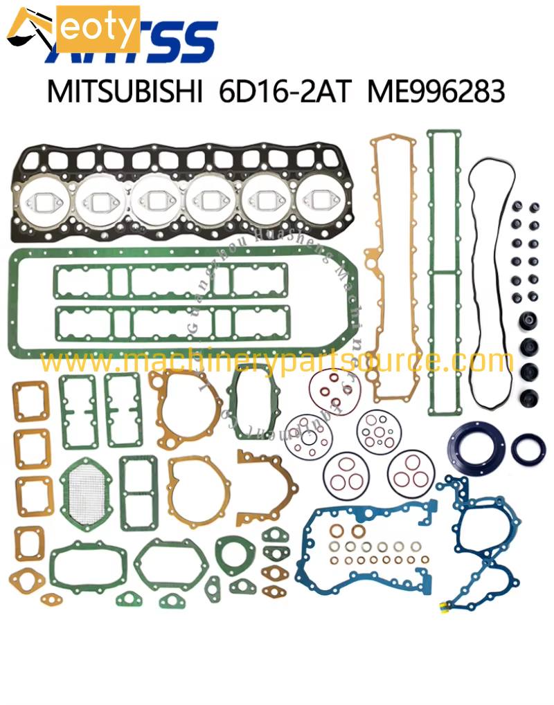 Full Overhaul Engine Gasket Kit ME996001 For Mitsubishi 6D16-2AT Excavator Diesel Seal